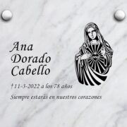 lapida grabada marmol blanco carrara