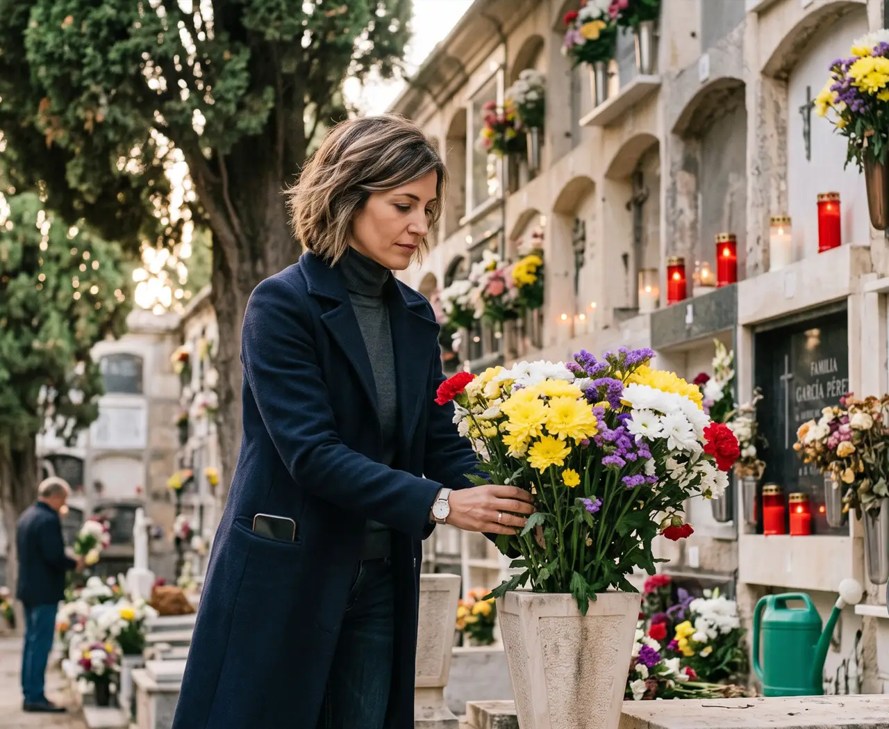 arte funerario todos los santos lapidas barcelona
